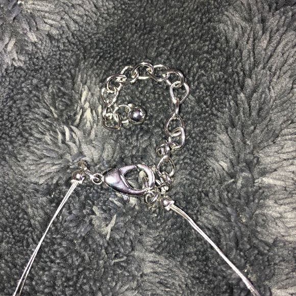 Beaded Necklace & Bracelet w/ Silver Hardware - Picture 3 of 5